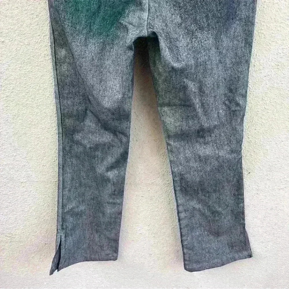 Laundry By Shelli Segal Sparkly Slit Ankle Jeans - Picture 7 of 8